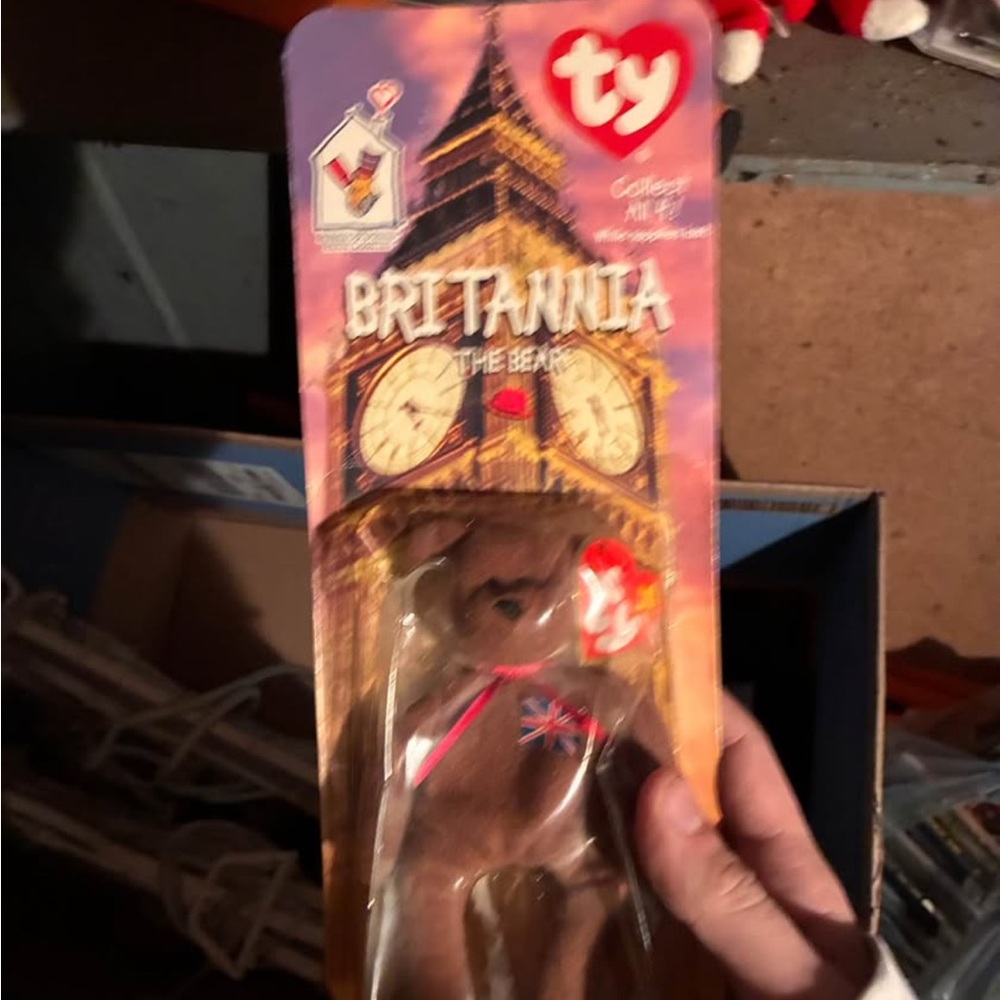 Ty Britannia Bear with Union Jack Emblem
